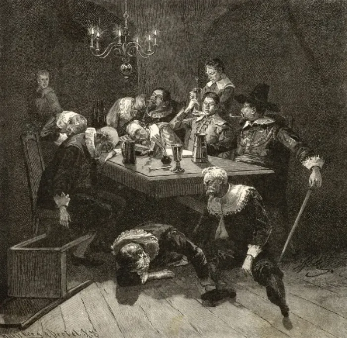Framed Print : Dutch Drinker Drunk Framed Print : Dutch Drinker Drunk