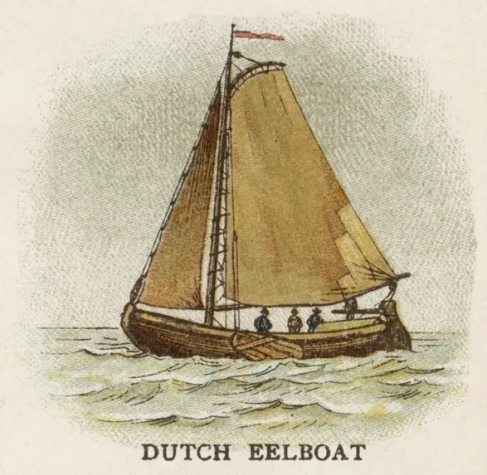 Framed Print : Dutch Eel-Boat Framed Print : Dutch Eel-Boat