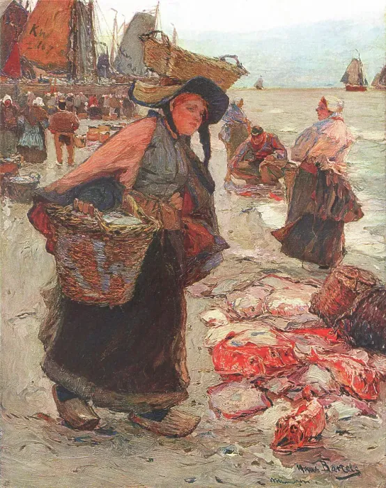Framed Print : Dutch Fish Market Framed Print : Dutch Fish Market