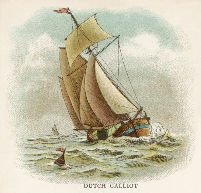 Framed Print : Dutch Galliot Framed Print : Dutch Galliot