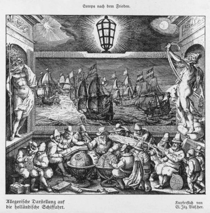 Framed Print : Dutch Merchants Framed Print : Dutch Merchants
