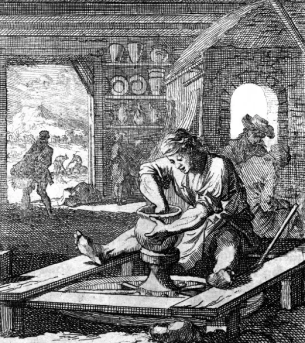 Framed Print : Dutch Potter C17 Framed Print : Dutch Potter C17