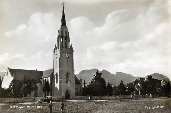 Framed Print : Dutch Reformed Church, Worcester, Cape Colony, South Africa Framed Print : Dutch Reformed Church, Worcester, Cape Colony, South Africa
