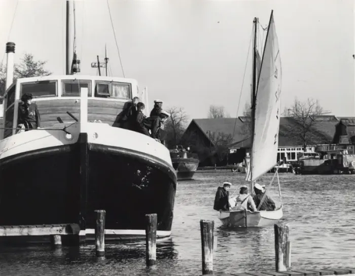 Framed Print : Dutch sea scouts out boating, Holland Framed Print : Dutch sea scouts out boating, Holland