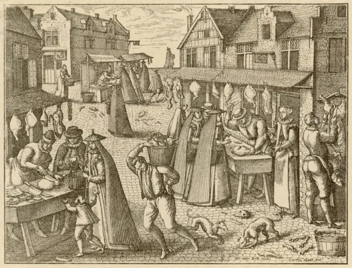 Framed Print : Dutch Street Market C17 Framed Print : Dutch Street Market C17