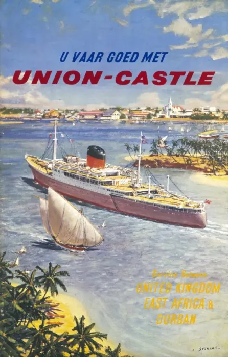 Framed Print : Dutch Union Castle Poster Framed Print : Dutch Union Castle Poster