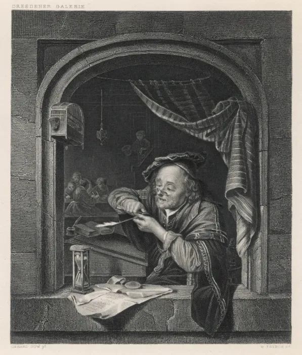Framed Print : Dutch Writing Master Framed Print : Dutch Writing Master