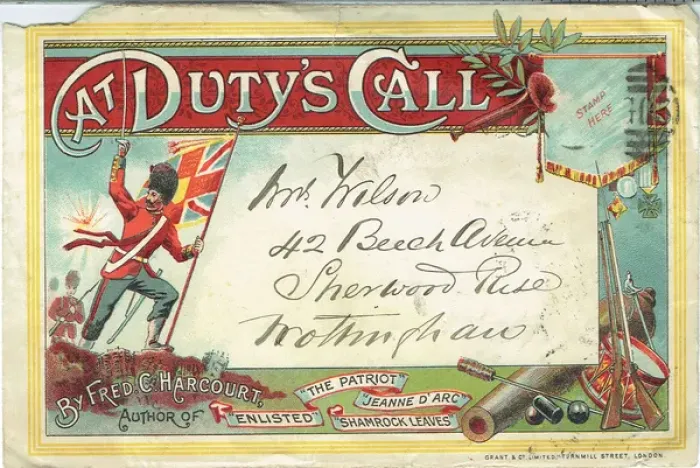 Framed Print : At Dutys Call, by Fred C Harcourt Framed Print : At Dutys Call, by Fred C Harcourt