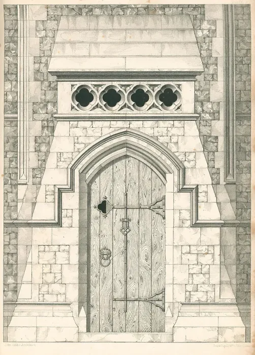Framed Print : Dwelling House Entrance Design Framed Print : Dwelling House Entrance Design