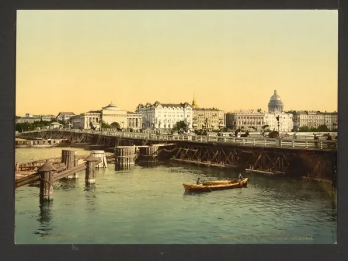 Framed Print : Dwortzowi (i. e. Dvortsovyi), Bridge and Admiralty Quay, St Framed Print : Dwortzowi (i. e. Dvortsovyi), Bridge and Admiralty Quay, St