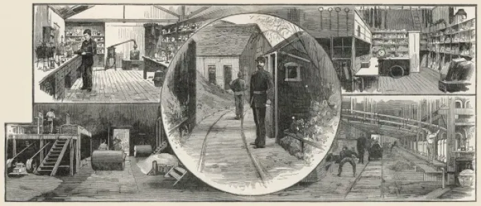 Framed Print : Dynamite at Nobel Works