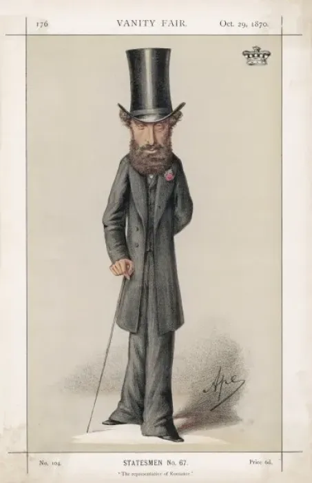 Framed Print : E Bulwer Lytton / Vfair 70 Framed Print : E Bulwer Lytton / Vfair 70