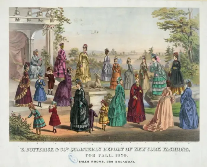 Framed Print : E. Butterick & Co.s quarterly report of New York fashions Framed Print : E. Butterick & Co.s quarterly report of New York fashions