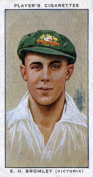 E H Bromley, Australian cricketer, Victoria