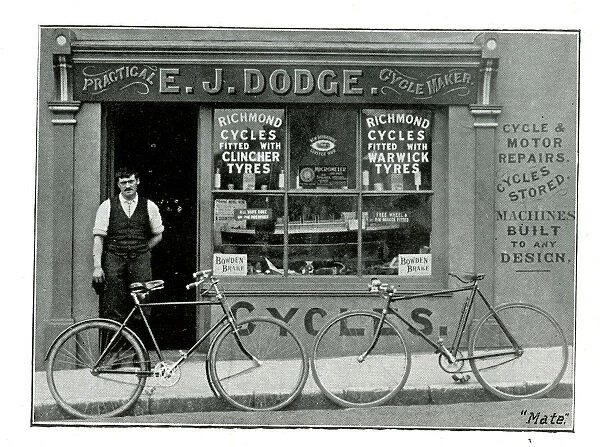 E. J. Dodge, Cycle Maker, Melville Street, Sandown, IoW