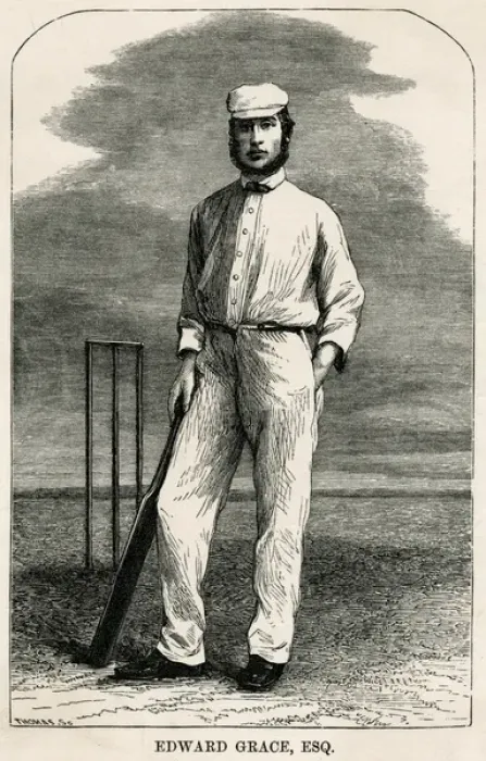Framed Print : E. M. Grace / Cricketer Framed Print : E. M. Grace / Cricketer