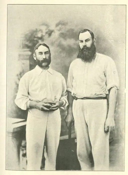 Framed Print : E M Grace and W G Grace, cricketers Framed Print : E M Grace and W G Grace, cricketers