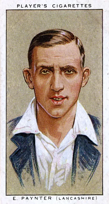 Framed Print : E Paynter, Lancashire County and England cricketer Framed Print : E Paynter, Lancashire County and England cricketer