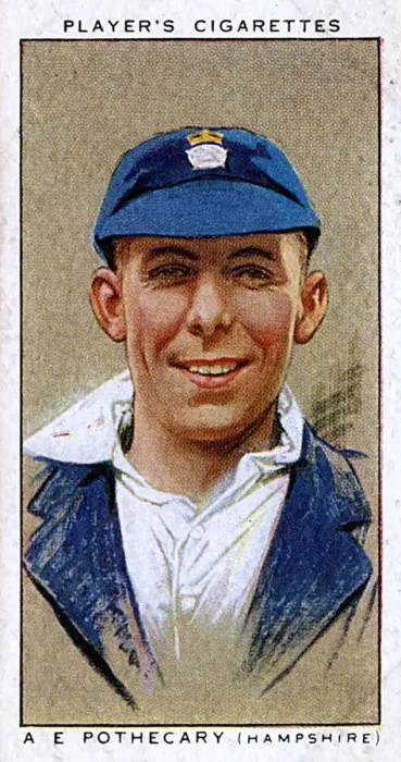 Framed Print : A E Pothecary, Hampshire County cricketer Framed Print : A E Pothecary, Hampshire County cricketer