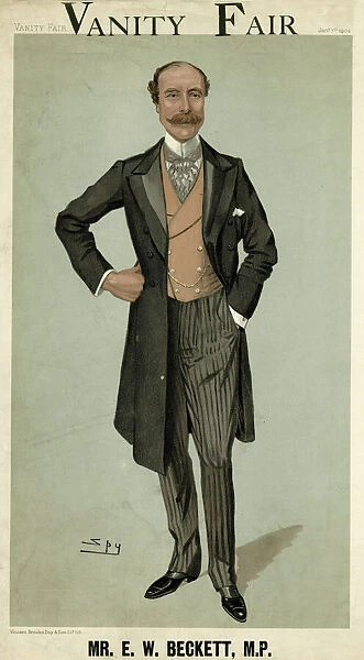 E. W. Beckett MP, Vanity Fair, Spy