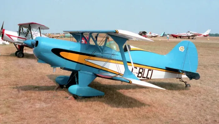 Framed Print : EAA Acro Sport I G-BLCI Bluebottle Framed Print : EAA Acro Sport I G-BLCI Bluebottle