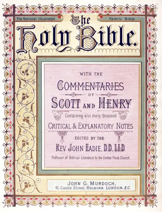 Framed Print : Eadies Bible Framed Print : Eadies Bible