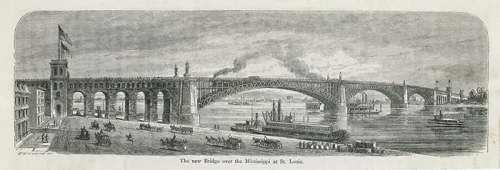 Framed Print : Eads Bridge, St Louis Framed Print : Eads Bridge, St Louis