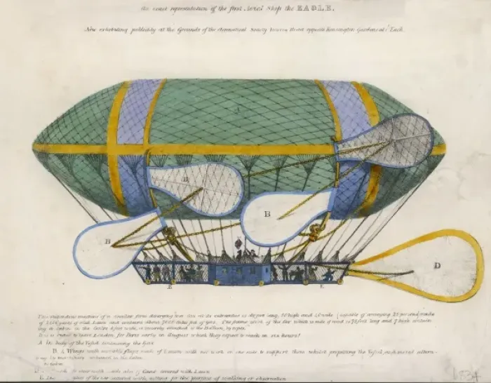 Framed Print : EAGLE AIRSHIP Framed Print : EAGLE AIRSHIP