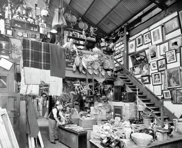 Framed Print : Ealing Studios Props Department 1940s Framed Print : Ealing Studios Props Department 1940s