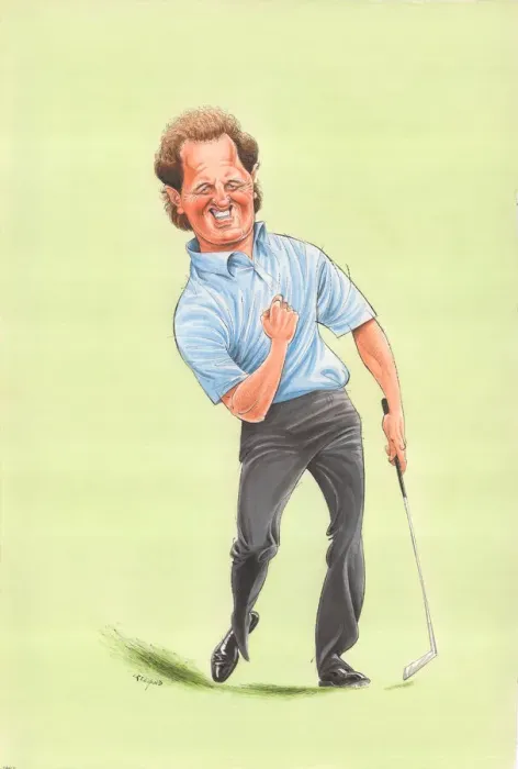 Framed Print : Eamon Darcy - English golfer Framed Print : Eamon Darcy - English golfer