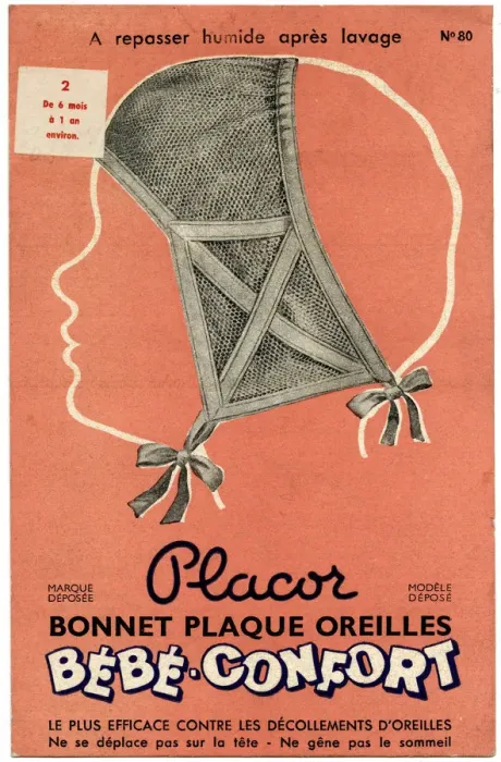 Framed Print : EAR-CORRECTION BONNET Framed Print : EAR-CORRECTION BONNET