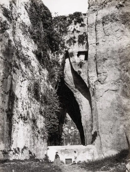 Framed Print : Ear of Dionysius cave, Temenites hill, Syracuse, Sicily, Ita Framed Print : Ear of Dionysius cave, Temenites hill, Syracuse, Sicily, Ita