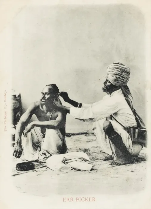 Framed Print : Ear Picker - India Framed Print : Ear Picker - India