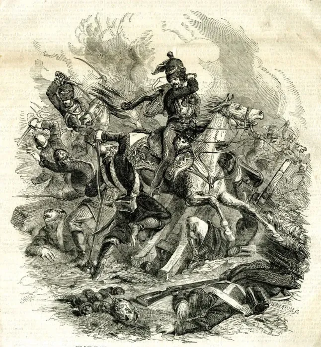 Framed Print : Earl of Cardigan leading Light Cavalry at Balaclava Framed Print : Earl of Cardigan leading Light Cavalry at Balaclava