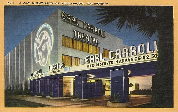 Earl Carroll Theatre, Los Angeles, California, USA