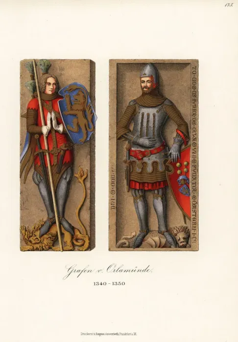 Framed Print : Earl von Orlamunde and Otto VI von Weimar-Orlamunde Framed Print : Earl von Orlamunde and Otto VI von Weimar-Orlamunde