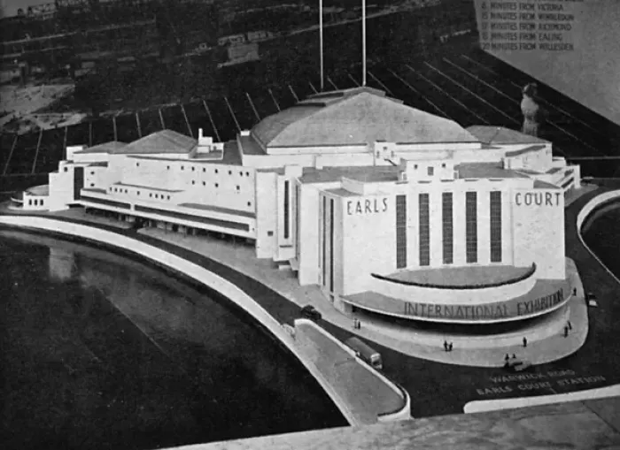 Framed Print : Earls Court takes shape - architects model Framed Print : Earls Court takes shape - architects model