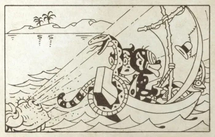 Framed Print : Still from early animated short film Framed Print : Still from early animated short film