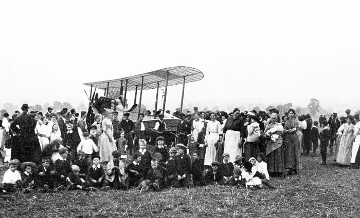 Framed Print : Early Aviation at Towcester Framed Print : Early Aviation at Towcester