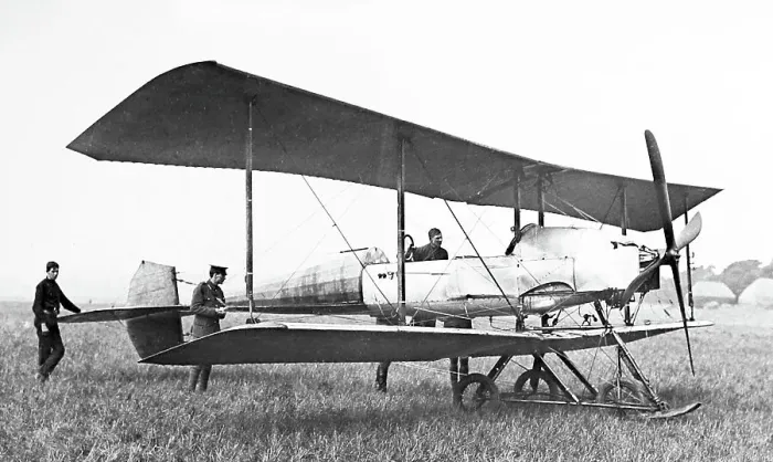 Framed Print : An early British military aeroplane, early 1900s Framed Print : An early British military aeroplane, early 1900s