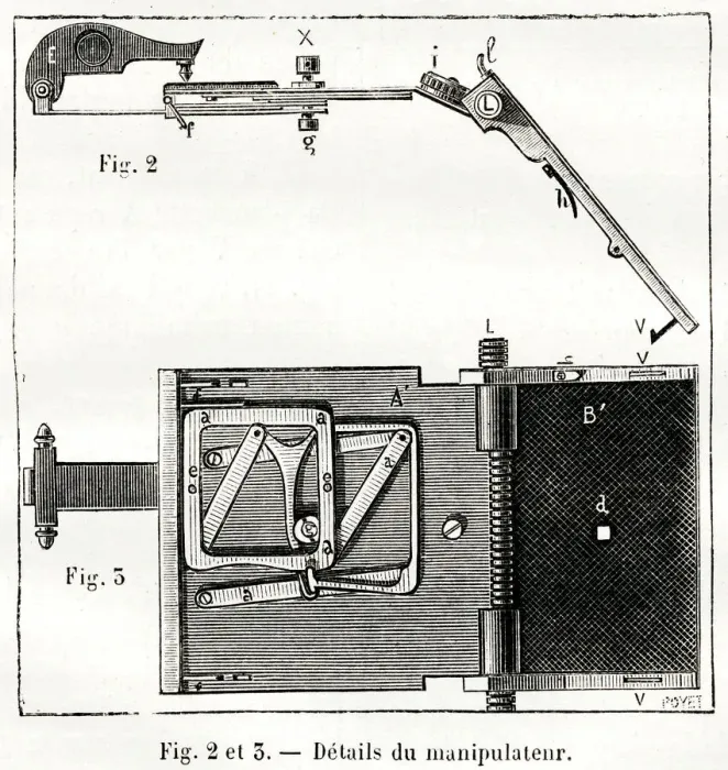 Framed Print : Early form of typewriter by Hall, USA 1885