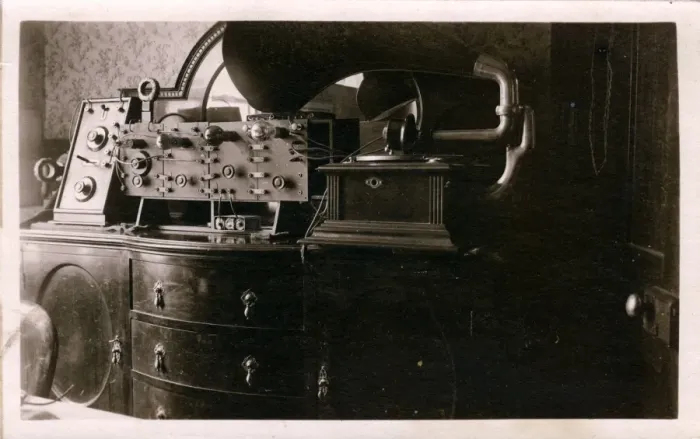 Framed Print : Early Gramophone-Radio Transmitter Framed Print : Early Gramophone-Radio Transmitter