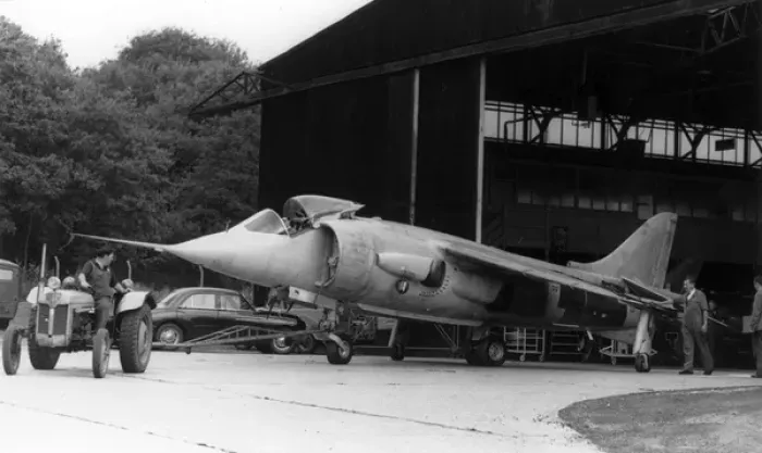 Framed Print : An early Hawker Siddeley Harrier possibly the first XV738 Framed Print : An early Hawker Siddeley Harrier possibly the first XV738