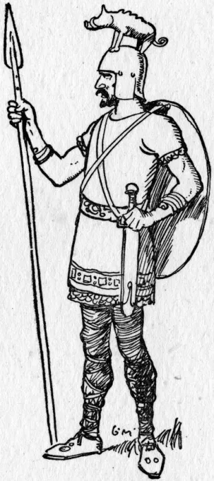 Framed Print : Early medieval Warrior with boar-crested Spangelhelm Framed Print : Early medieval Warrior with boar-crested Spangelhelm