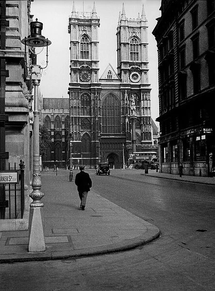 Early morning, Westminster Abbey, London
