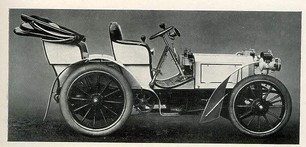 Early Motor Cars - First Mercedes Car, 1901