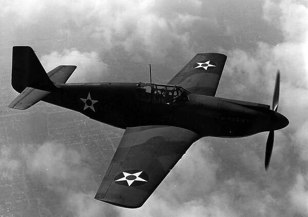 An early North American P-51 Mustang