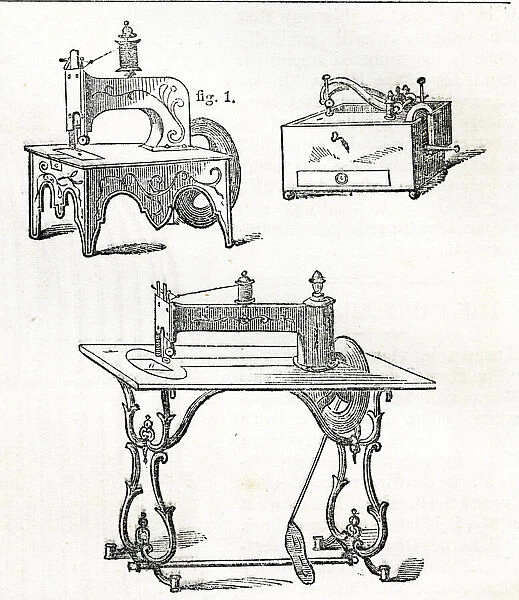 An early sewing machine