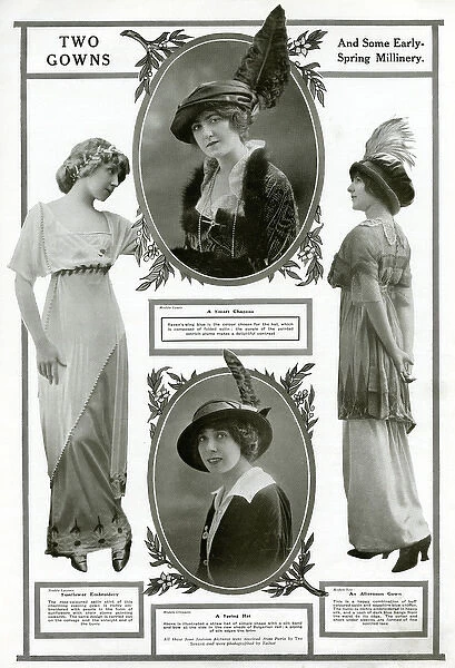 Early spring clothing for women 1913