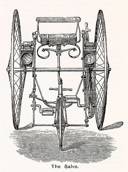 Early tricycle, the salvo. Date: 1881